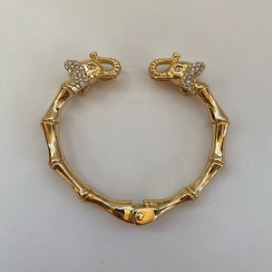 LILLY PULITZER Cute hinged elephant head bangle